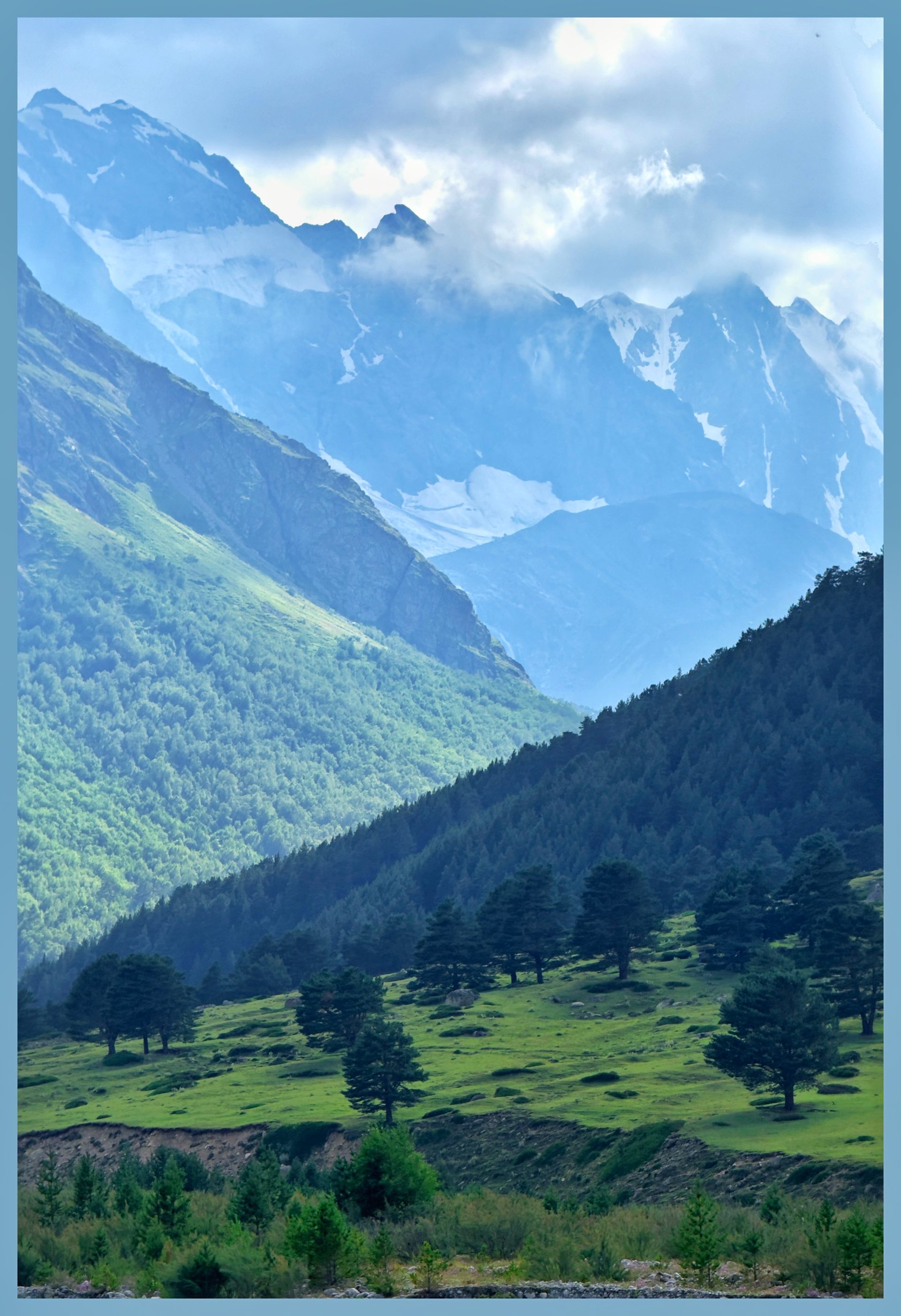 Горный пейзаж Кавказа, кадр 10